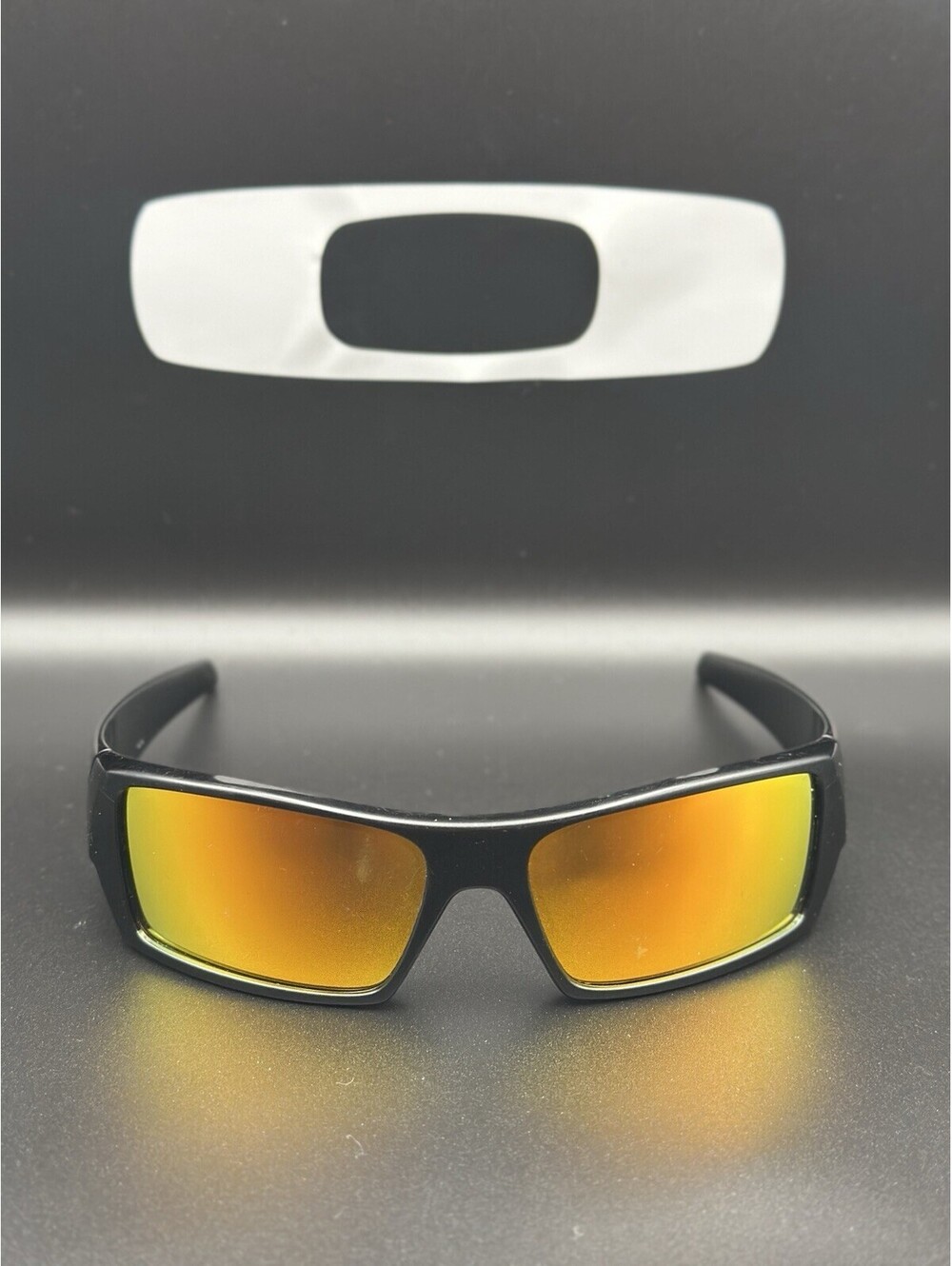 Oakley Gascan Polished Black/Fire Iridium Lenses